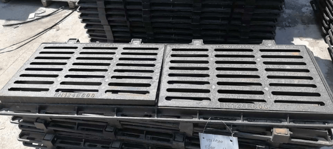 清水球墨铸铁连体双篦展示